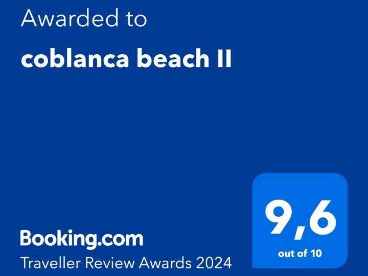Апартаменты Coblanca Beach II Бенидорм Экстерьер фото
